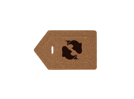 Eco Luggage Tag Cork Werbeartikel