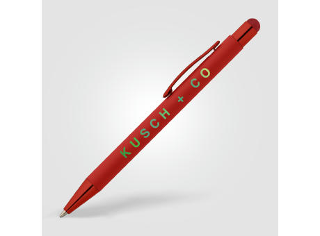 Bowie Softy Monochrome Kugelschreiber - m/Stylus Werbeartikel