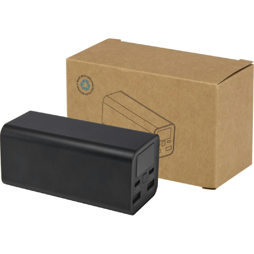 Product image Acamar 70 W 20.000 mAh Laptop Powerbank aus recyceltem Aluminium Werbeartikel