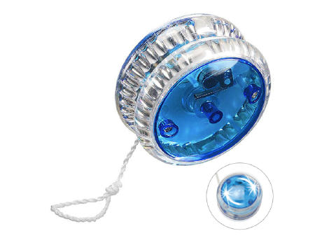 Grundfarbe glasklar, Zusatzfarbe blau-transparent