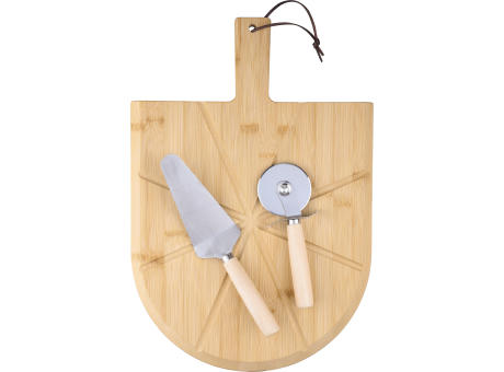 Pizzabrett aus Bambus Vale Werbeartikel