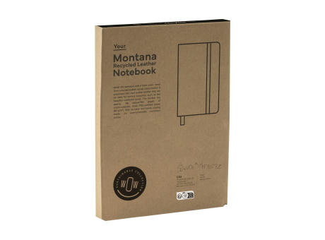 Montana Recycled Leather Notebook A5 Werbeartikel