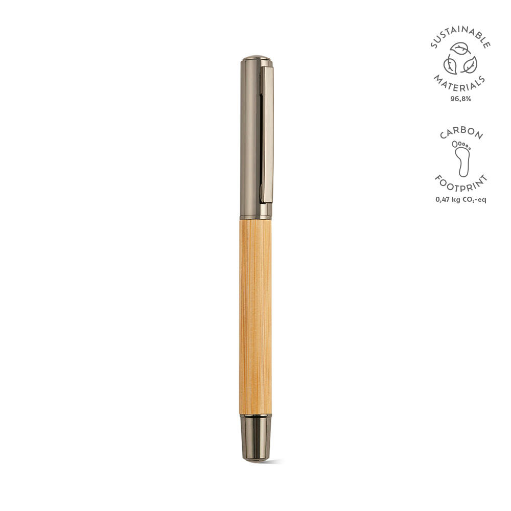 Product image Aeschylus Kugelschreiber recy. Edelstahl Blau Mine Werbeartikel