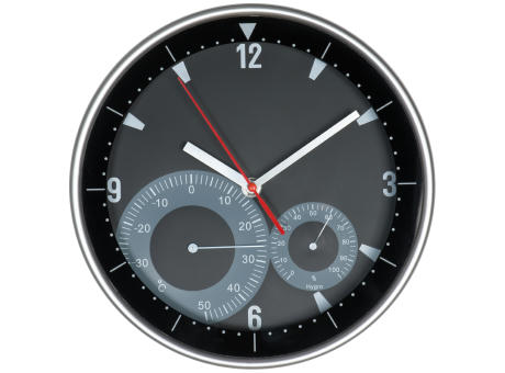 Product image Wanduhr mit Hygro - und Thermometer Werbeartikel