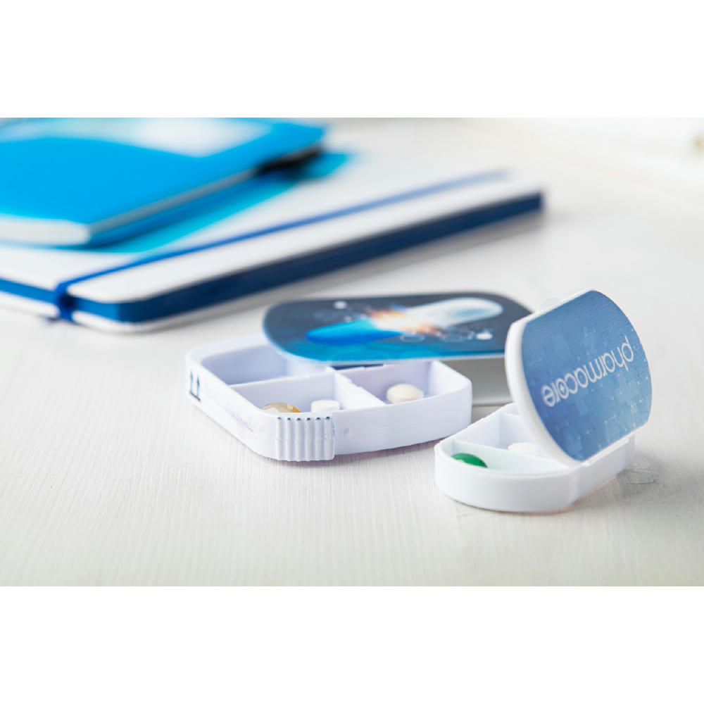 Pillendose Tripill Werbeartikel