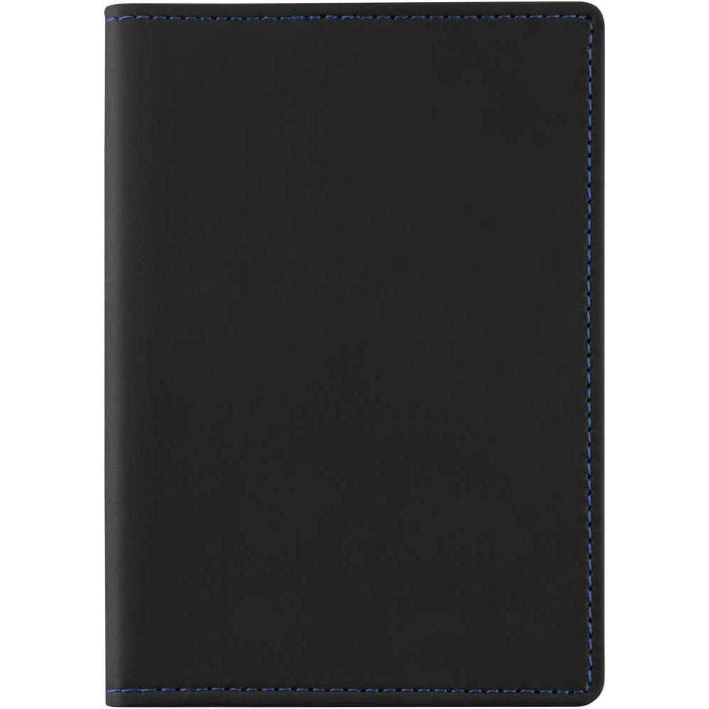 Product image Blackmaxx® Ausweistasche "ColourCraft" schwarz/blau Werbeartikel