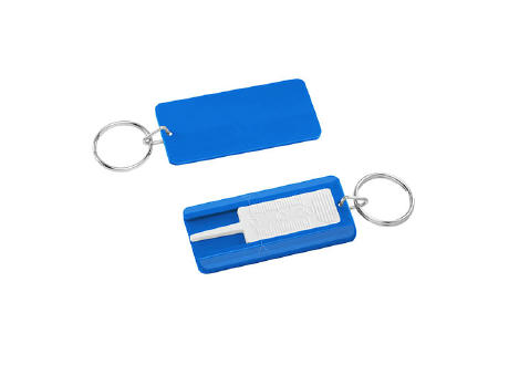 Prüfer weiß, Gehäuse blau