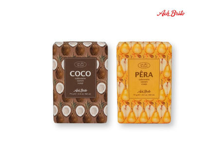 FRUTADOS I. Seifen auf Basis von Pflanzenseife und angereichert mit Kokosöl (75 g) bedrucken