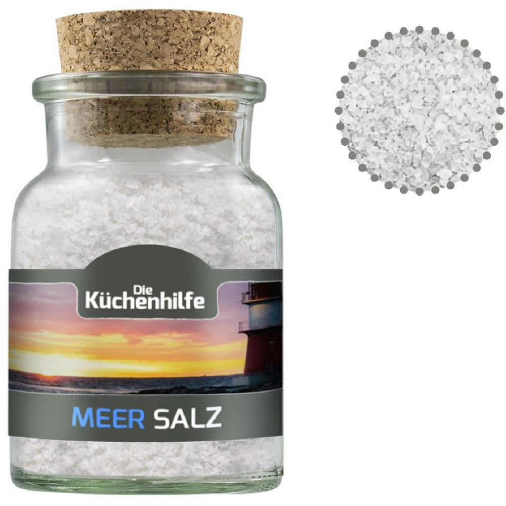 Product image Meersalz, ca. 135g, Korkenglas Werbeartikel