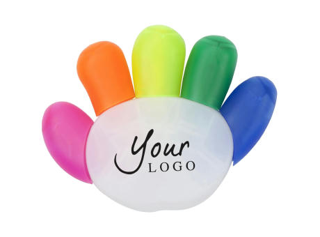 Textmarker aus Kunststoff Sierra bedrucken