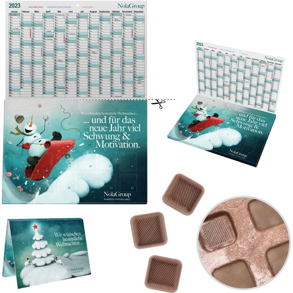 Product image reinpapier® A5-Cover Adventskalender Werbeartikel