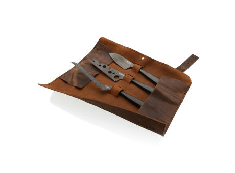 BOSKA Käsemesserset Monaco+ Black Werbeartikel