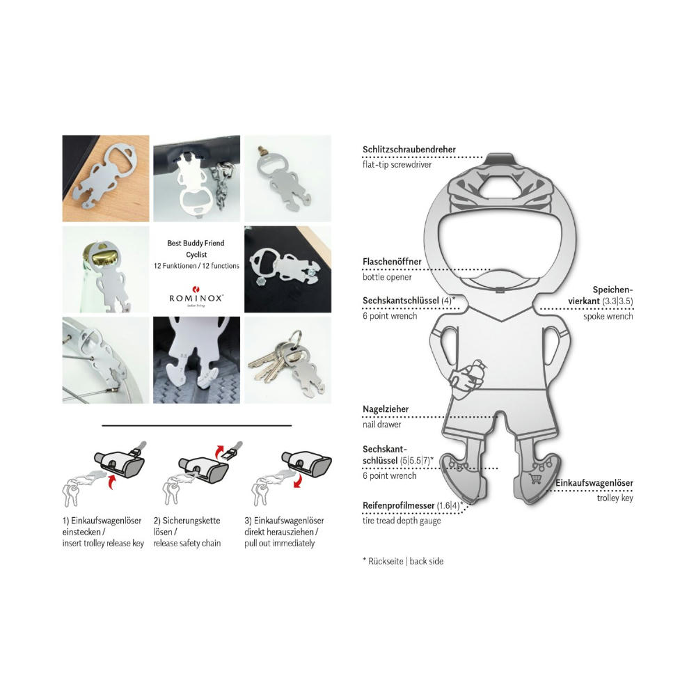 ROMINOX® Best Buddy Friend // Cyclist Werbeartikel