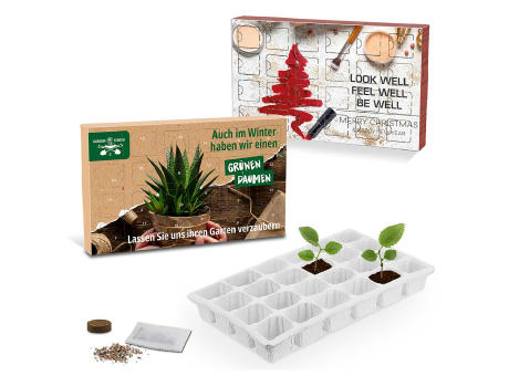 Product image Wachsender Adventskalender - mit Digitaldruck Werbeartikel