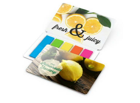 Haftmarker-Set Multi-Card Bestseller, mikroperforierter Umschlag Werbeartikel