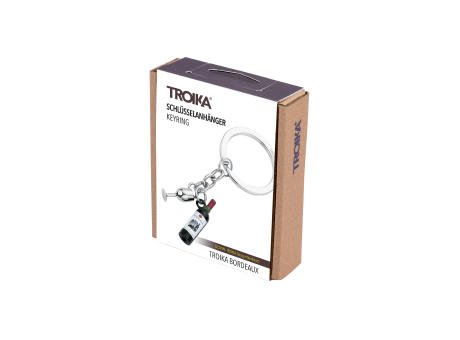 TROIKA Schlüsselanhänger TROIKA BORDEAUX bedrucken