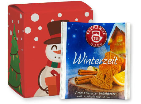 Product image Beuteltee Winterzeit, 5 Stück, 10g, Faltschachtel Werbeartikel