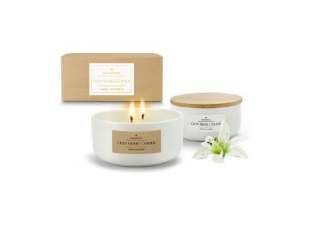 ROMOSCENT® Aromakerze Cozy Home Werbeartikel