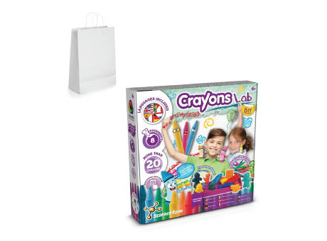 Crayon Factory Kit III. Lernspiel lieferung inklusive einer kraftpapiertasche (100 g/m²) Werbeartikel