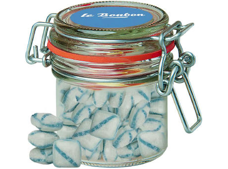 Frische Brise Bonbons, ca. 60g, Bonbonglas Mini Werbeartikel