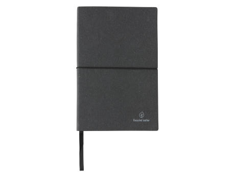 A5 Notizbuch aus GRS recyceltem Leder bedrucken