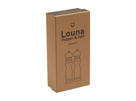 Louna Pepper & Salt Classic Pfeffer- und Salzmühle Werbeartikel