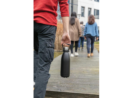 Große Vakuumflasche aus RCS recyceltem Stainless-Steel 1,5L Werbeartikel