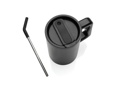 Cube Becher aus RCS recyceltem Stahl 800ml bedrucken