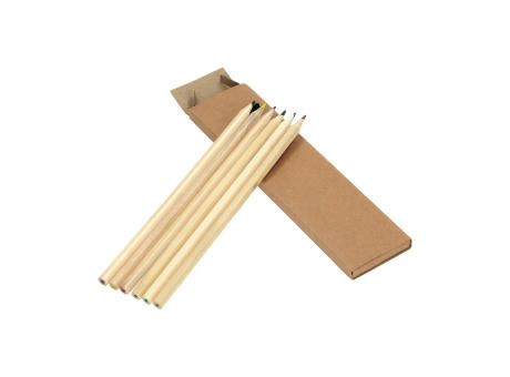 Malstifte-Set "Nature 6" lang Werbeartikel