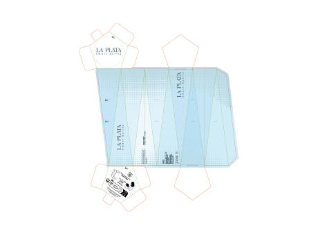 La Plata Trinkflasche recy. Edelstahl 650 ml  Werbeartikel