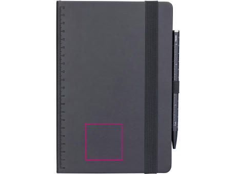 TROIKA Notizblock BLACK SLIMPAD A5 Werbeartikel