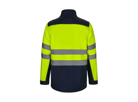 VL HESTIA. Zweifarbige Softshell-Jacke (280 g/m²) aus Polyester (96 %) und Elastan (4 %) bedrucken