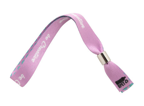 individuelles RPET Festivalarmband SuboWrist Alloy Werbeartikel