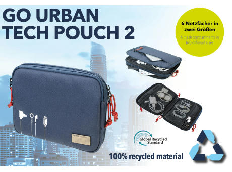 TROIKA Kabeltasche GO URBAN TECH POUCH 2 Werbeartikel