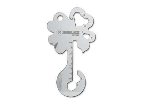 ROMINOX® Key Tool // Lucky Charm - 19 functions (Kleeblatt Glücksbringer) Werbeartikel