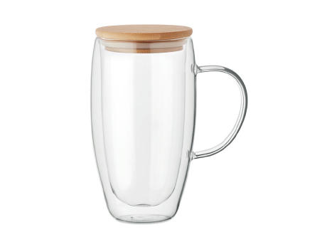 Product image Doppelwandiger Glasbecher 450ml Werbeartikel