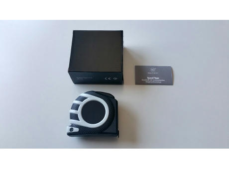 Automatik-Bandmaß "Speed Tape 5 M grau" bedrucken