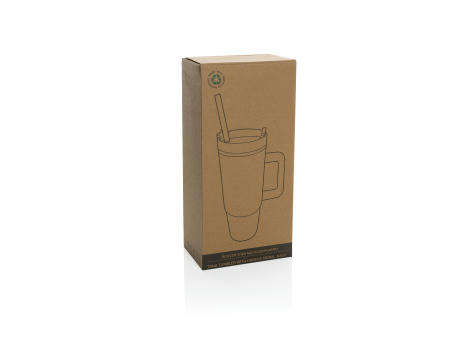 Tana Becher aus RCS recyceltem Kunststoff mit Griff 750ml bedrucken