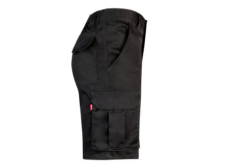 VL HEBE. Stretch-Bermudashorts mit mehreren Taschen (240 g/m²), aus Baumwolle (46 %), EME (38 %) und Polyester (16 %) Werbeartikel