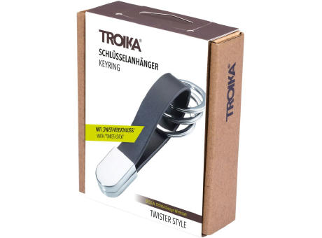 TROIKA Schlüsselanhänger TWISTER STYLE Werbeartikel