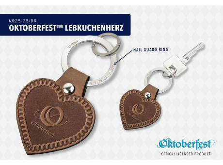 TROIKA Schlüsselanhänger OKTOBERFEST™ LEBKUCHENHERZ Werbeartikel