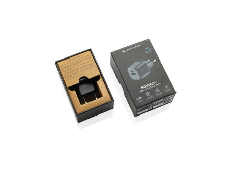 Urban Vitamin Monterey 20W-GAN-Ladegerät aus RCS rec. PC Werbeartikel