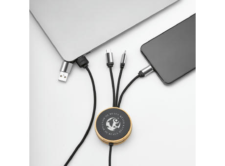 Feynman Ladekabel rPET 3 in 1 bedrucken