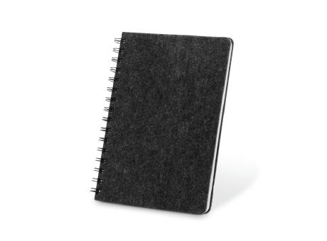 Product image MISHIMA. A5-Ringbuch mit flexiblem Einband aus recyceltem Filz (100% rPET) mit linierten Seiten Werbeartikel