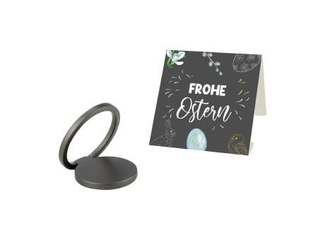 ROMINOX® Handy Ring // Phono 3in1 - inkl. Frohe-Ostern Verpackung Werbeartikel