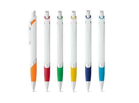 MOLLA. Kugelschreiber aus ABS mit Gummigriff Werbeartikel