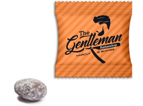 Mandeln einzeln im Werbetütchen bedrucken