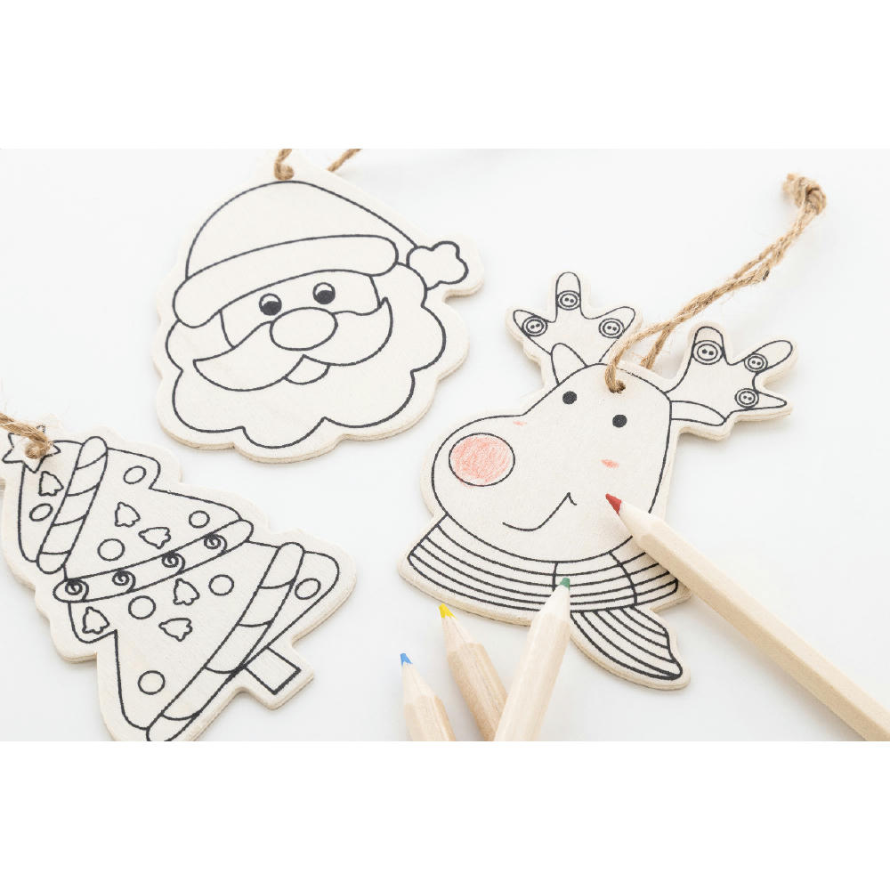 Christbaumschmuck zum Ausmalen Oppland Werbeartikel