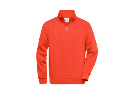 Workwear Half-Zip Sweat - Sweatshirt mit Stehkragen und Reißverschluss Werbeartikel