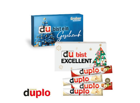duplo 4er Adventsüberraschung Werbeartikel
